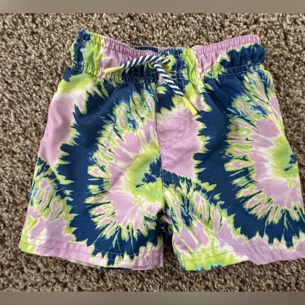 Cat & Jack Colorful Swim Shorts